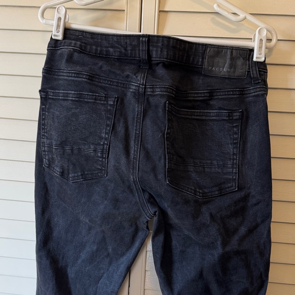PacSun Men’s  Black Stacked Skinny Denim Jeans 31 x 32 USED - Picture 9 of 10
